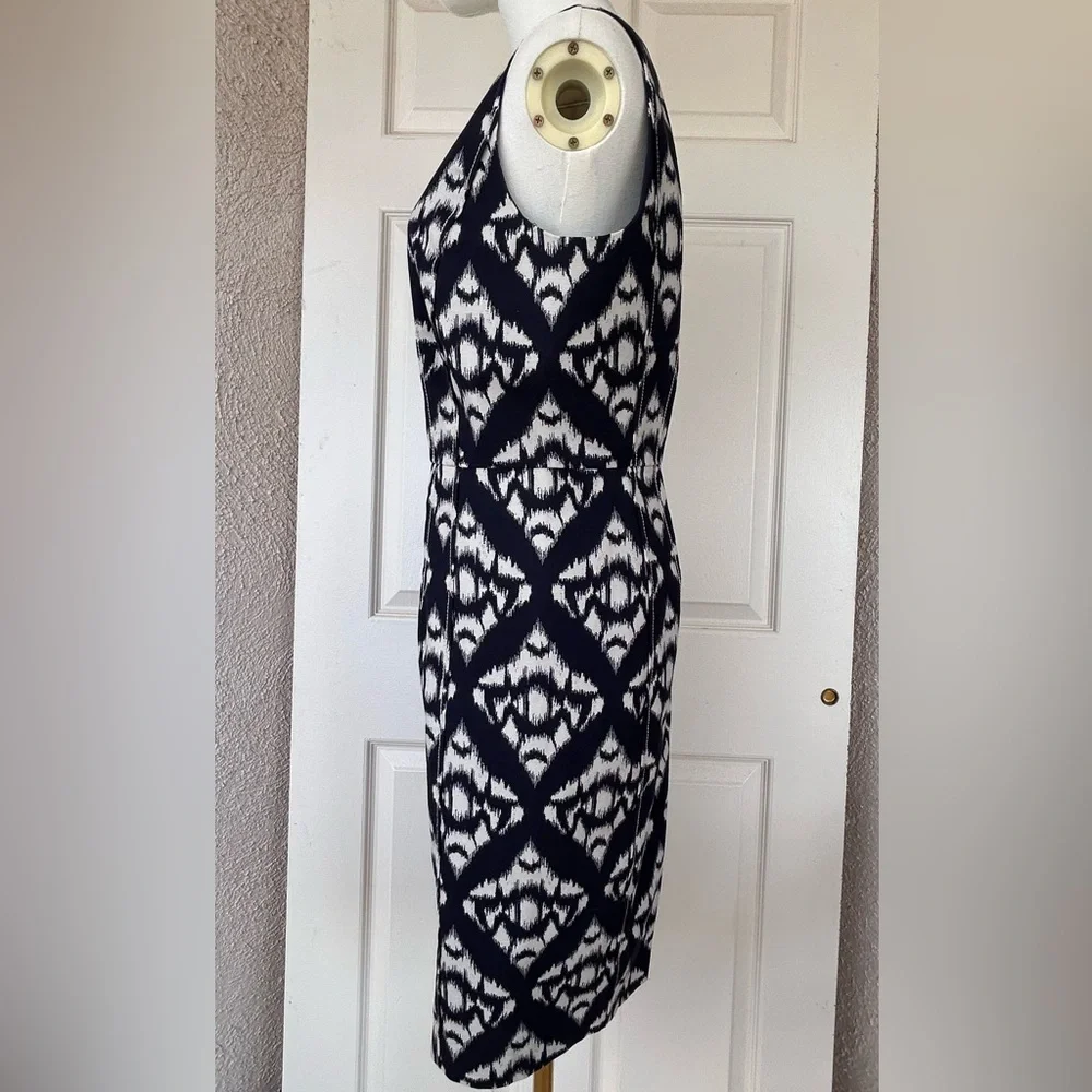 Talbots Women’s Ikat Stretch‎ Dress Sleeveless Size 10 - Picture 3 of 12